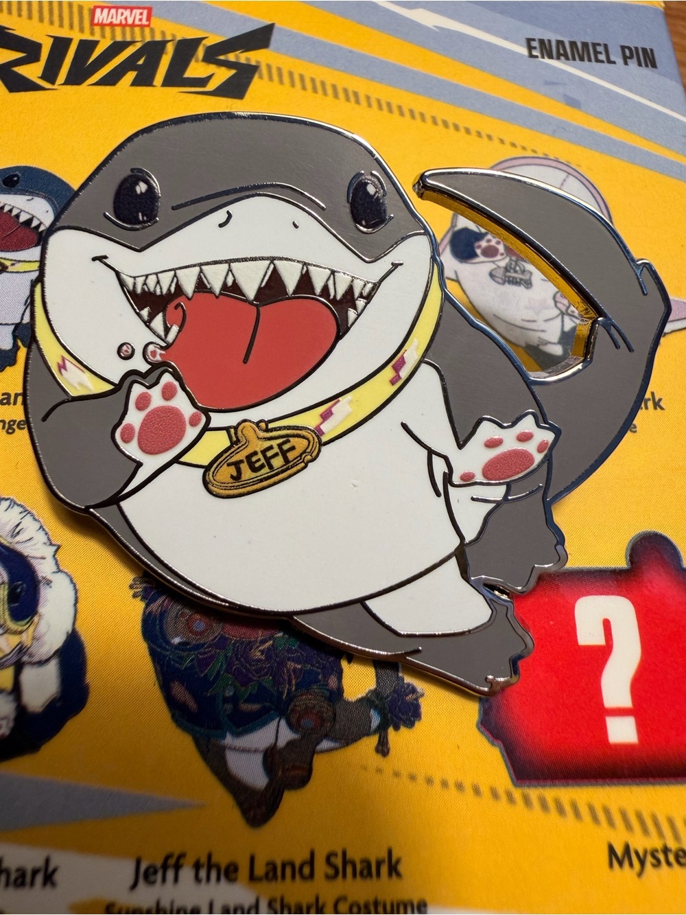 Marvel Rivals Jeff the land shark pin